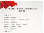 “不忘初心、牢记使命”最佳主题党日活动评选结果出炉！