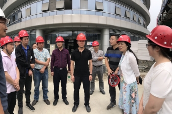 2019年5月31日，省卫健委副主任徐旭到省精神医学中心调研。