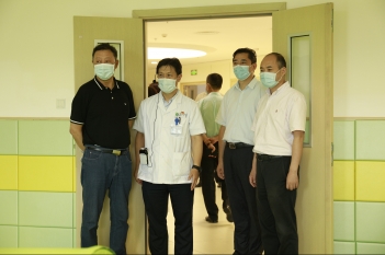2021年 9月1日，省卫健委党组成员、副主任宋世贵到省精神医学中心调研指导工作