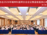 四川省医师协会2026年精神科医师分会会议暨县级医院心理门诊培训班在蓉召开